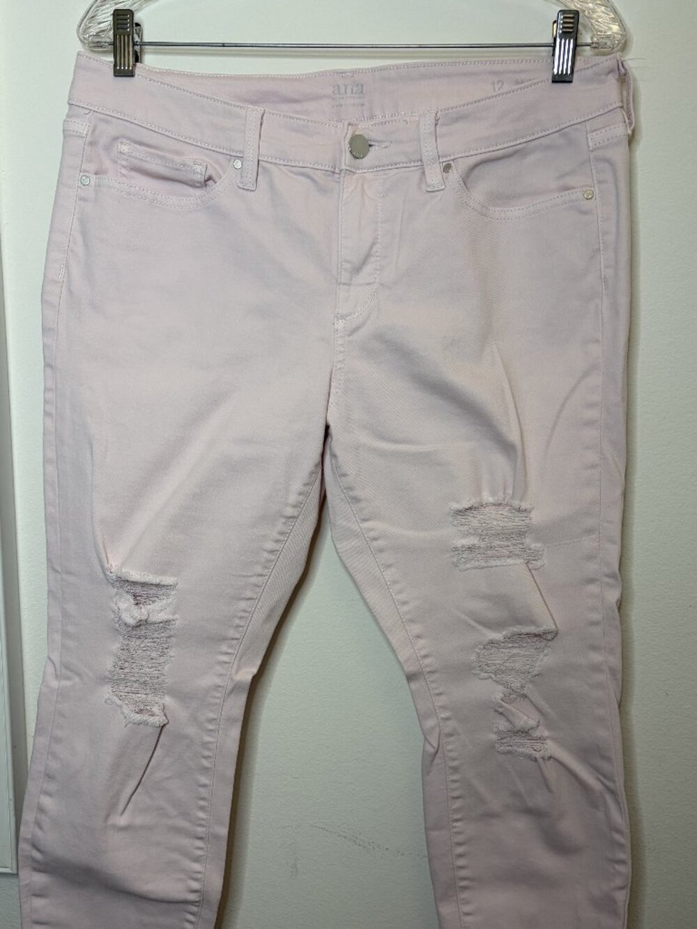 a.n.a Skinny Ankle Distressed Jeans Size 12